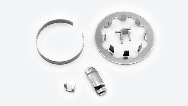 Stamped Parts made of NiFe and CoFe