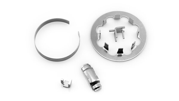 Stamped Parts made of NiFe and CoFe