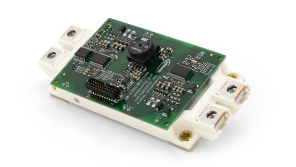 Gate Drive Transformer T60403-F5046-X100 on Infineon’s evaluation board EVAL-1DS20I12SV for the EconoDUALTM 3 IGBT series